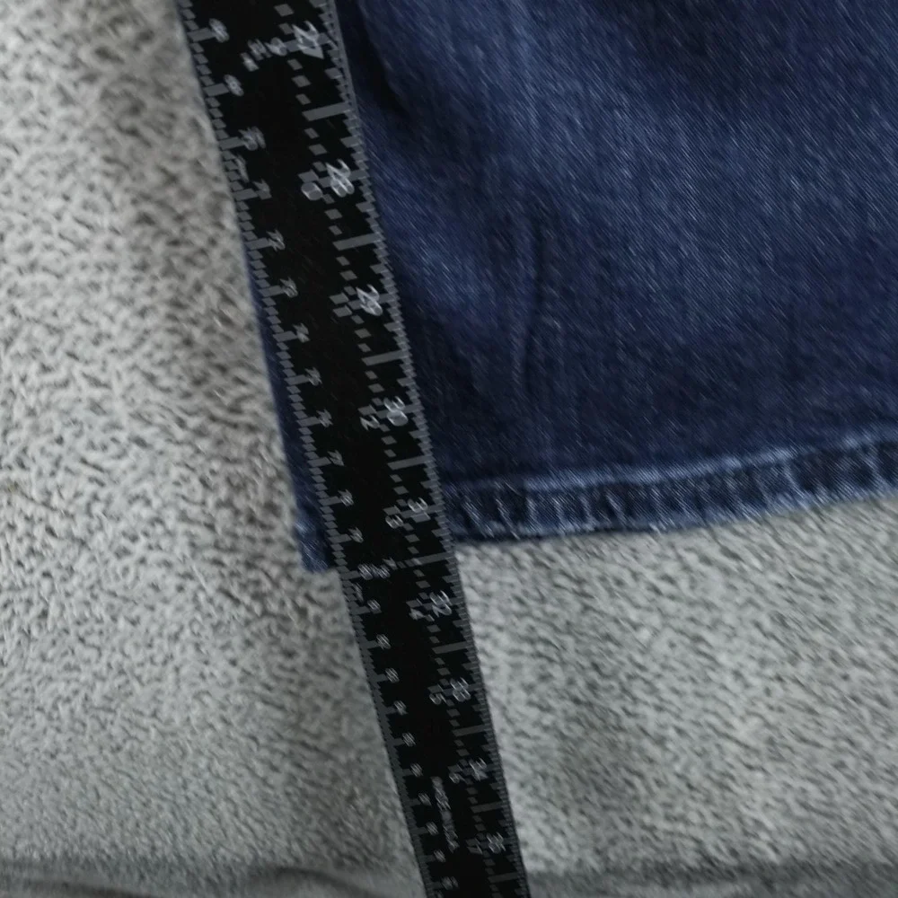 American‎ Eagle Jeans Womens 10 Blue Super High Rise Baggy Wide Leg Dark Wash